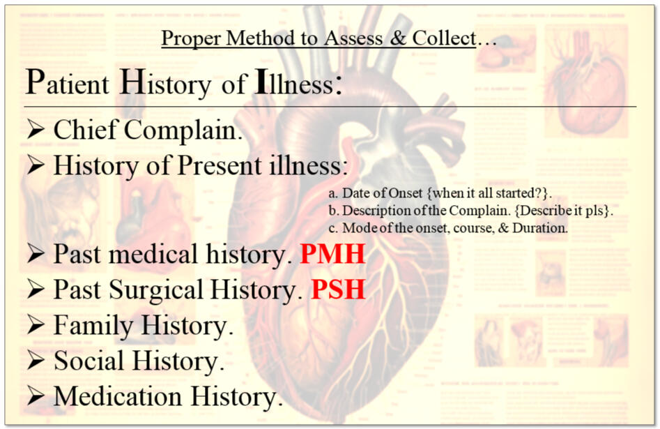 Patient History Assessment